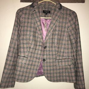 TALBOTS 8P wool blend herringbone blazer NWT